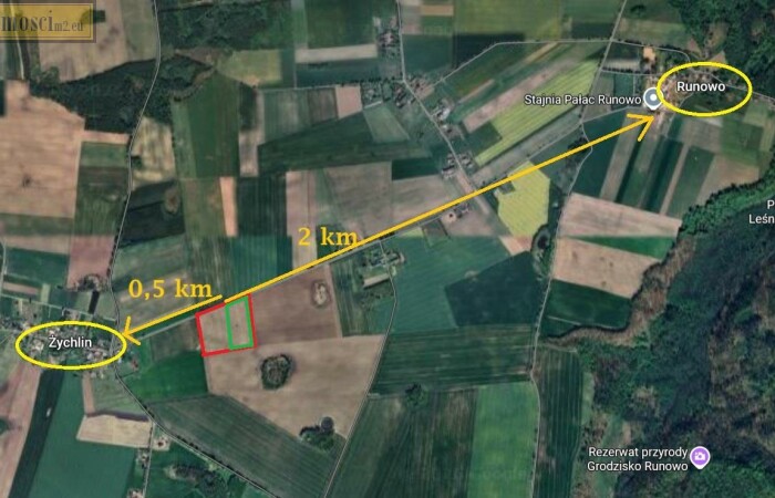 słupski, Potęgowo, Runowo, Działka na sprzedaż
