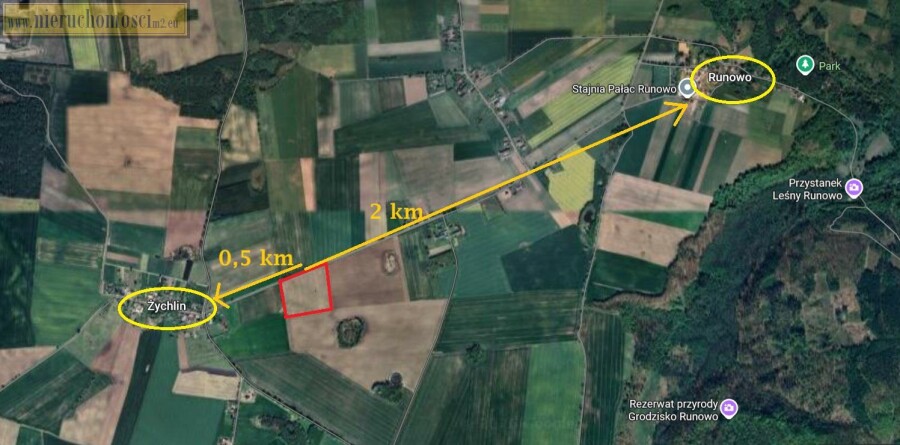 słupski, Potęgowo, Runowo, Działka na sprzedaż